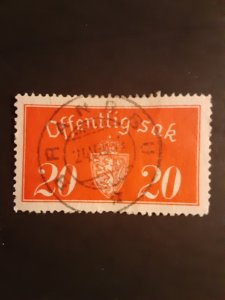 *Norway #O14                   Used