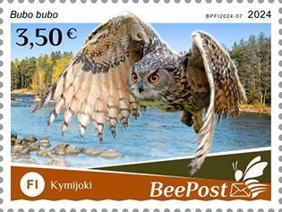 BEEPOST FINLAND - 2024 - Owls, The Kymi - Perf Single Stamp - MNH-Private Issue