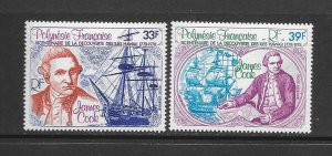 FRENCH POLYNESIA - CLEARANCE #C154-5 CAPT. COOK MNH