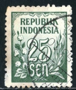 INDONESIA #376, USED - 1951 - INDO110NS8
