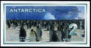 Antarctica 2 Dollars BN 1996 New Uncirculated
