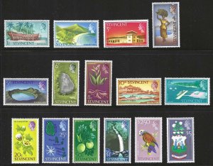 St. Vincent, 1965, Scott #226-240, Set of 15, Mint, Never Hinged