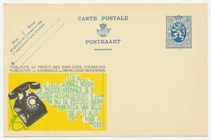 Publibel - Postal stationery Belgium 1933 Telephone