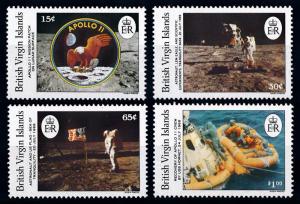 [66115] British Virgin Islands 1989 Space Travel Weltraum Apollo 11  MNH