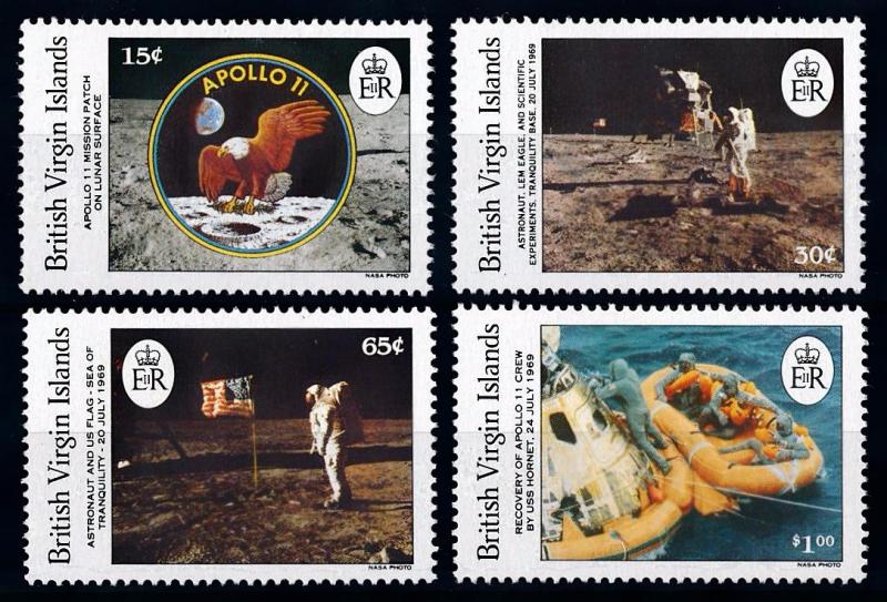 [66115] British Virgin Islands 1989 Space Travel Weltraum Apollo 11  MNH
