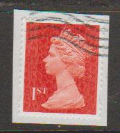 GB QE II Machin SG U2968e - 1st vermillion  - date code M15L - Source  T 