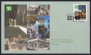 TORONTO DOMINION BANK = Official FDC Canada 2005 #2094