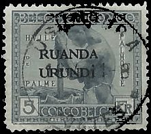 RUANDA-URUNDI   #22 USED (1)