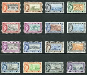 Bahamas SG201/16 1954 Set Fresh U/M