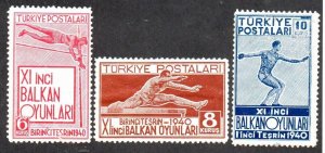 Turkey 856-858 Mint hinged Short set