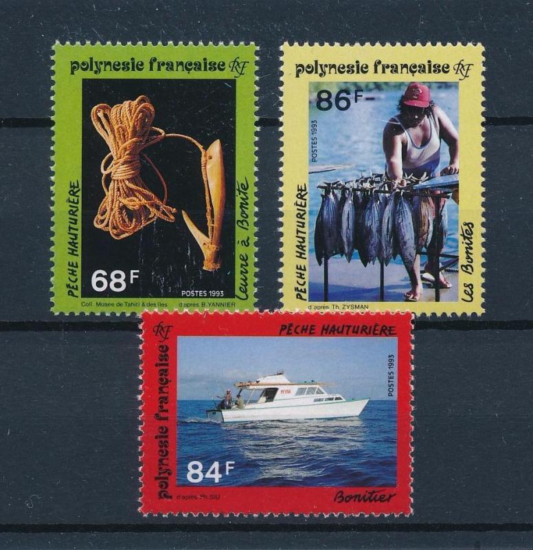 [48846] French Polynesia 1993 Fishing boat Fish MNH