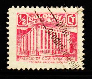 Colombia - #RA4 Ministry of Posts & Telegraphs  - Used