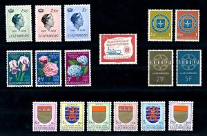 Luxembourg Luxemburg 1959 Complete Year Set MNH