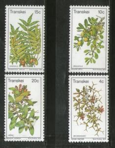 Transkei 1978 Edible Fruits Plants Flower Trees Flora Sc 28-31 MNH # 3332