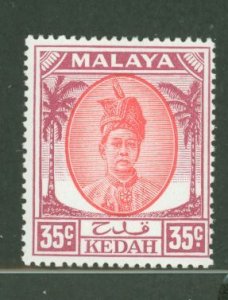 Kedah #76 Mint (NH) Single