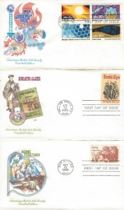 US Scott #1946;1945A;1894;2009A;2010;2011, Six First Day Covers FDC