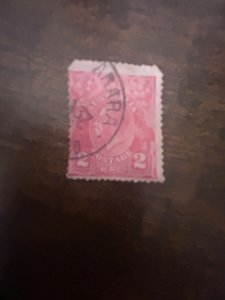 Vintage Australia King George V Postage Stamp – Used