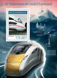 2014 MOZAMBIQUE  MNH. THE CHANNEL TUNNEL    |  Michel Code: 7224 / Bl.884