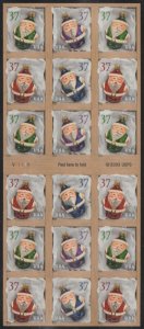 3894b, ATM Pane of 18,  Holiday Ornaments, MNH,  PL# V11111.