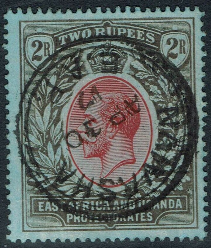 EAST AFRICA AND UGANDA 1912 KGV 2R WMK MULTI CROWN CA USED  