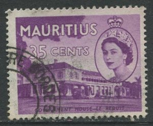 STAMP STATION PERTH Mauritius #259 QEII Definitive Issue FU 1953-1954