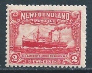 Newfoundland #164 MH 2c Steamship Caribou