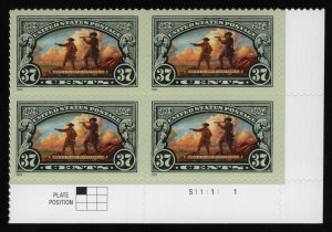 #3854 37c Lewis & Clark, Plate Block [S11111-1 LR] Mint **ANY 5=FREE SHIPPING**