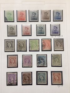 Serbia Early/Mid Used MH Collection (Apx 100) on 6 Pages AB1782