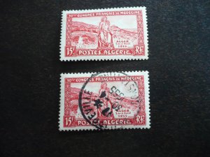 Stamps - Algeria - Scott# 262 - Mint Hinged & Used Set of 1 Stamp
