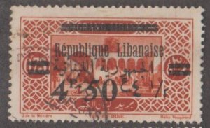 Lebanon Scott #97 Stamp - Used Single