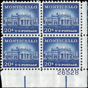 1047 Mint,OG,NH... Plate Block of 4... SCV $2.25