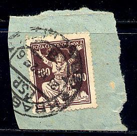 Czechoslovakia Scott # 88, used, cut square