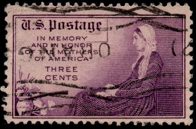 U.S. Scott #737: 1934 3¢ Whistler’s Mother, Used, VF