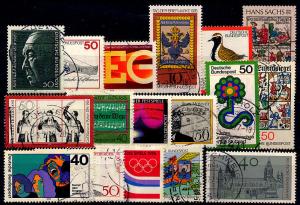 Germany Bund - Lot of 18 different commemoratives (Z144)