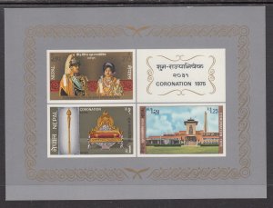 Nepal 301a Souvenir Sheet MNH VF