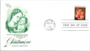 FDC 1991 SC #2578 Artcraft Cachet - Houston TX - Single - J2720