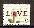 #3499 Love Single Mint NH