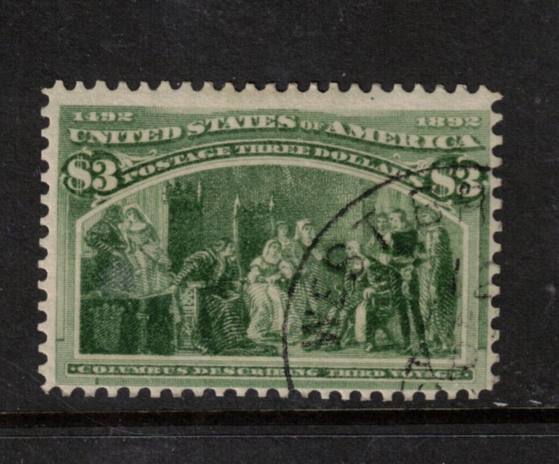 USA #243 Used Fine With Ideal Corner CDS Cancel