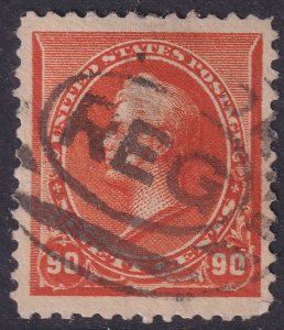 #229 Used, VF, Small thin (CV $140 - ID46756) - Joseph Luft