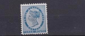 PRINCE EDWARD IS 1862 - 69 SG 14  3D BLUE   MH  CAT £48 