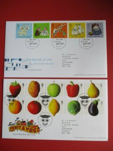 2003 GB Comm First Day Covers Complete Run Tallents House Edinburgh Used Typed