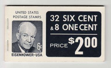 U.S. Scott #1393a BK118 Eisenhower Stamp - Mint NH Booklet