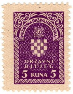 (I.B) Croatia Revenue : Duty Stamp 5K