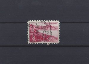 MACAO 1948 USED 8 avos stamp Sc#328 YT#328 SG#414 Local Motives Macau Portugal