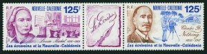 New Caledonia 642-643a,MNH.Michel 899-900. Writers 1991.Louise Michel,C.Nething.