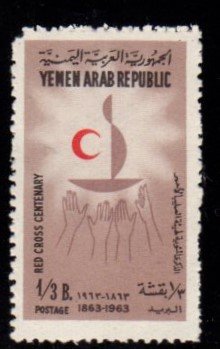 Yemen - #188B Red Cross - MNH