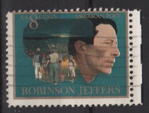 USA 1973 - Scott 1485 used  - 8c, Robinson Jeffers, Poet