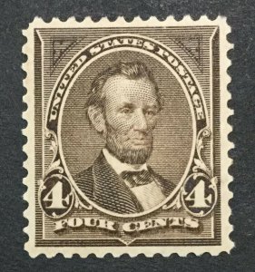 MOMEN: US #254 MINT OG H #30352