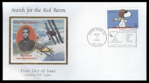 #3507 Peanuts - Snoopy Colorano FDC