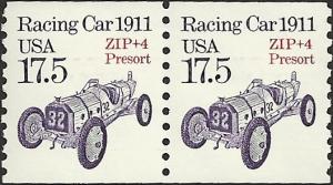 # 2262a MINT NEVER HINGED 1911 RACING CAR
